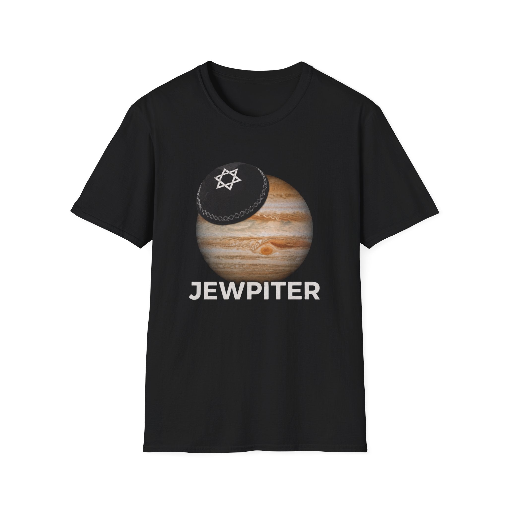 Jewpiter Graphic T-Shirt — Planet Jupiter with Kippah "Jewpiter"
